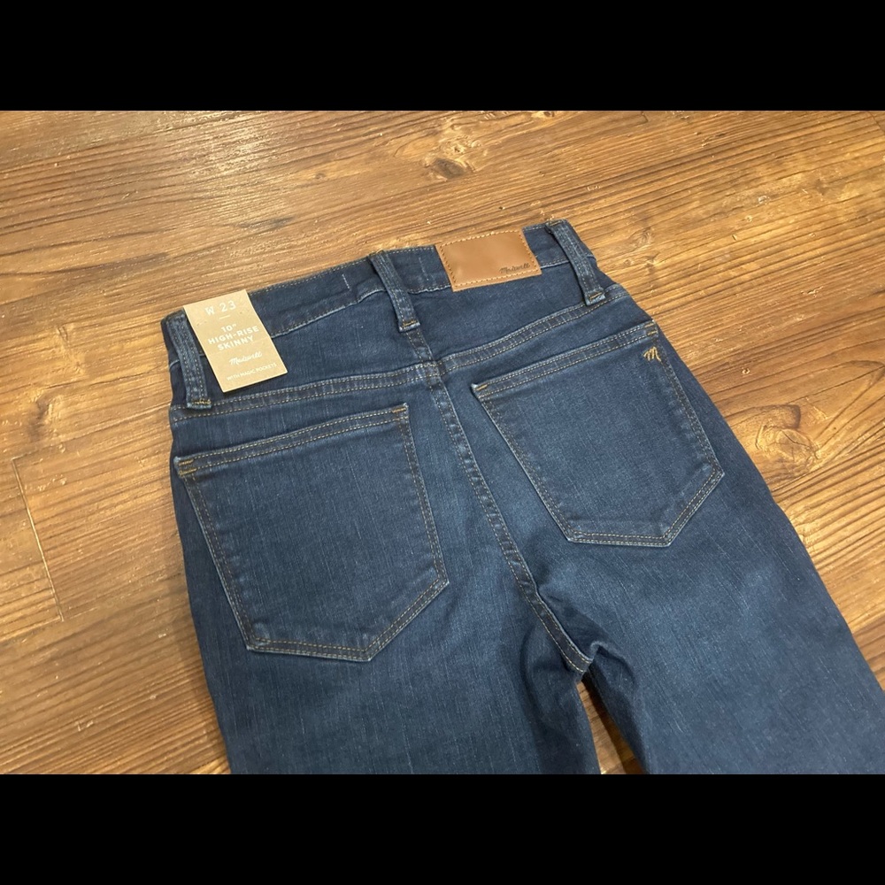 NWT Madewell 10" High Rise Skinny Jeans Size 23 Women's Hayes Wash Style #F4684 - Picture 13 of 13